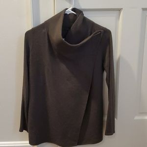 Tahari olive green sweater